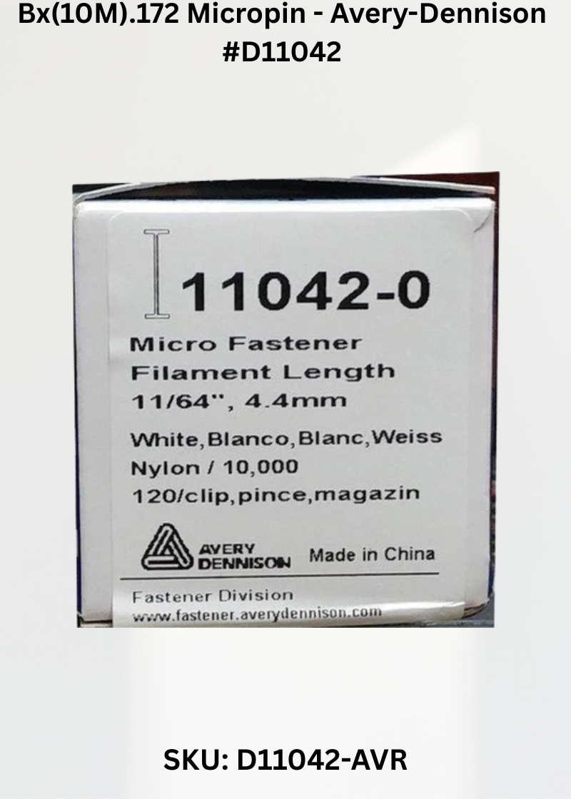 Bx(10M).172 Micropin - Avery-Dennison #D11042