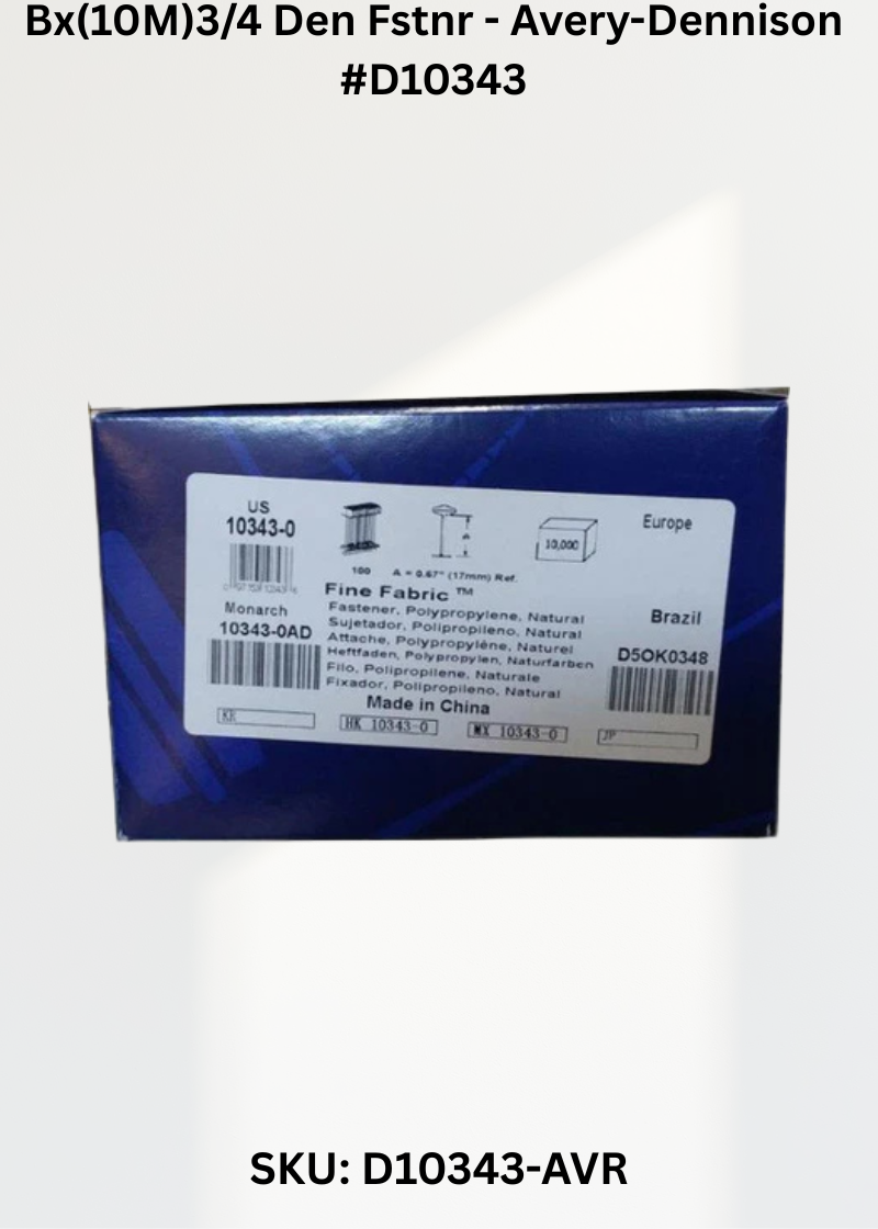 Bx(10M)3/4 Den Fstnr - Avery-Dennison #D10343