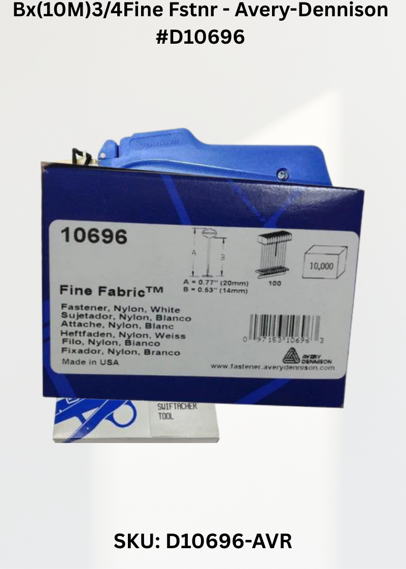 Bx(10M)3/4Fine Fstnr - Avery-Dennison #D10696