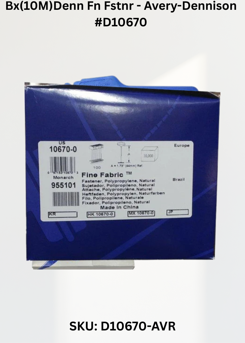 Bx(10M)Denn Fn Fstnr - Avery-Dennison #D10670