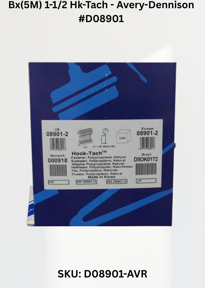 Bx(5M) 1-1/2 Hk-Tach - Avery-Dennison #D08901