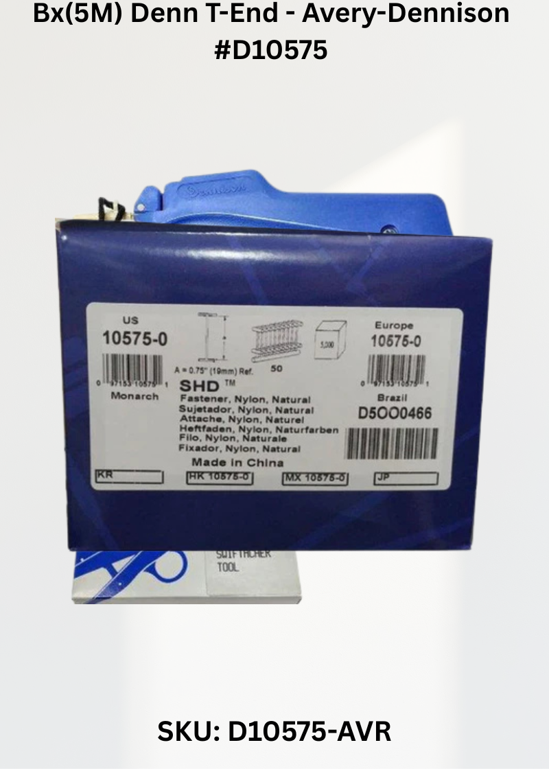 Bx(5M) Denn T-End - Avery-Dennison #D10575