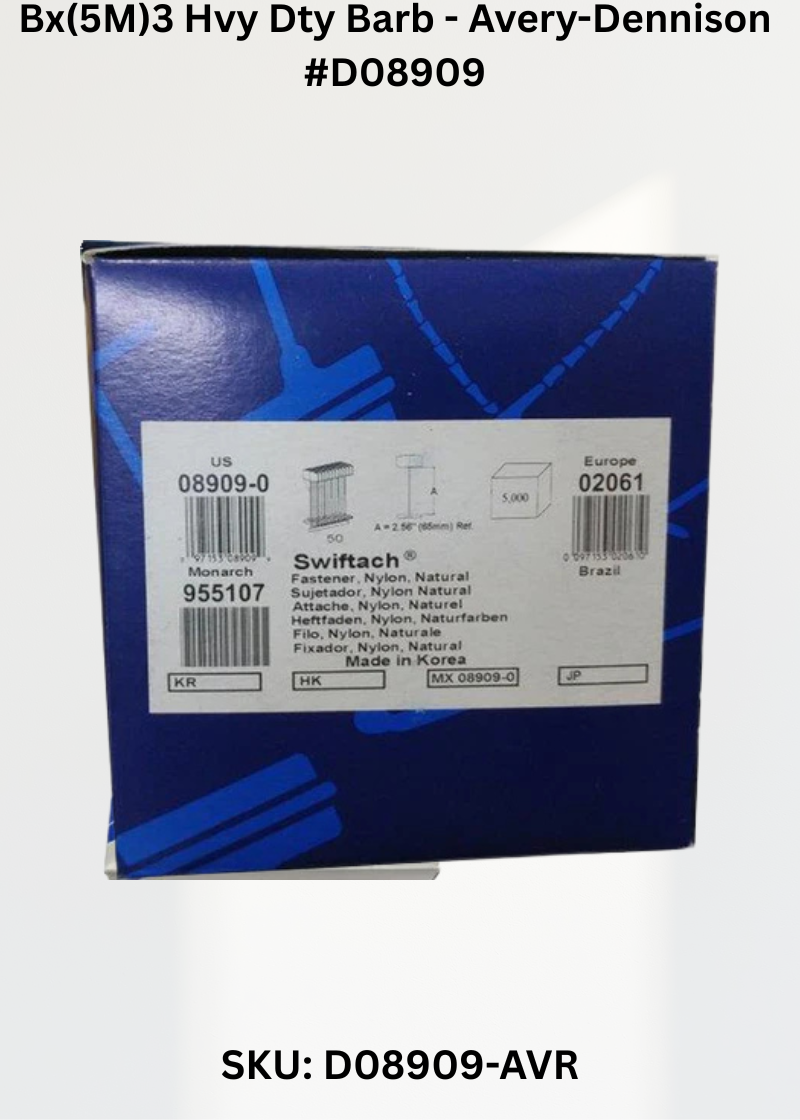 Bx(5M)3 Hvy Dty Barb - Avery-Dennison #D08909
