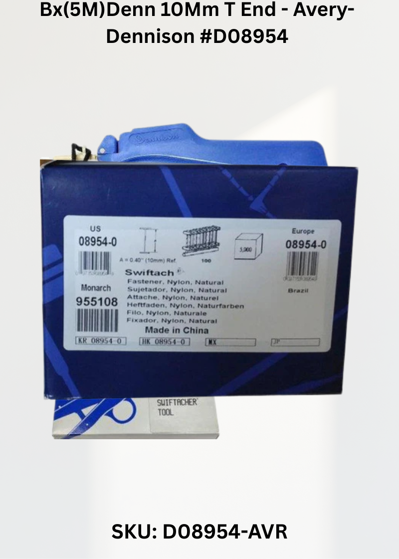Bx(5M)Denn 10Mm T End - Avery-Dennison #D08954