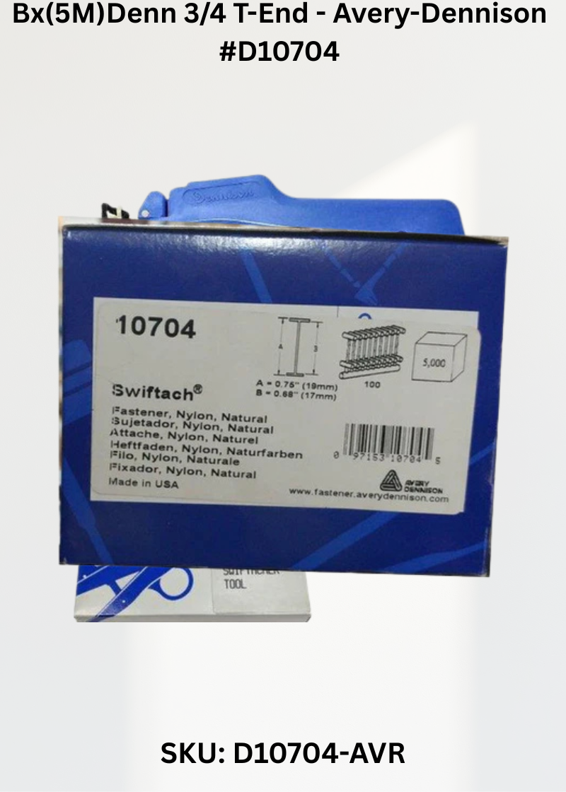 Bx(5M)Denn 3/4 T-End - Avery-Dennison #D10704