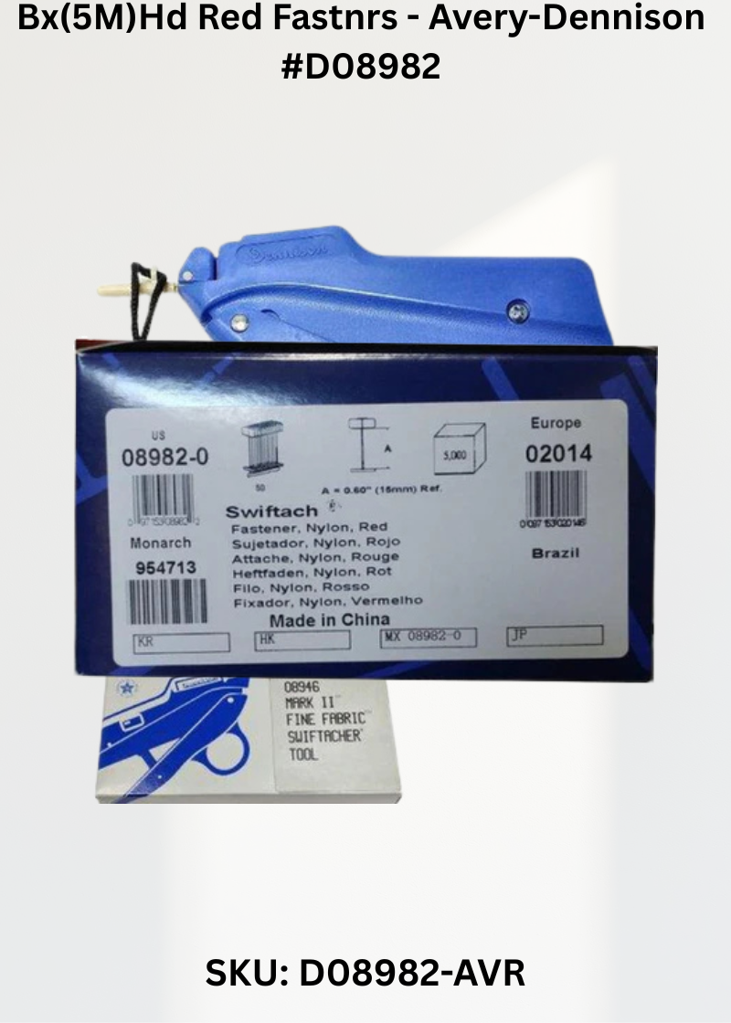 Bx(5M)Hd Red Fastnrs - Avery-Dennison #D08982