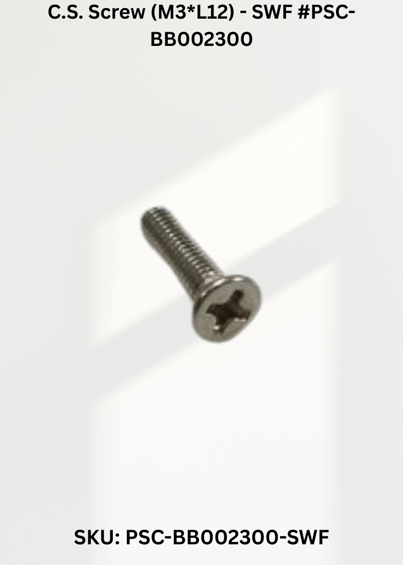 C.S. Screw (M3*L12) - SWF #PSC-BB002300