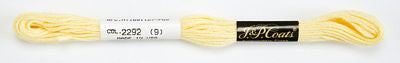 Coats & Clark Embroidery Floss Very Light Golden Yellow