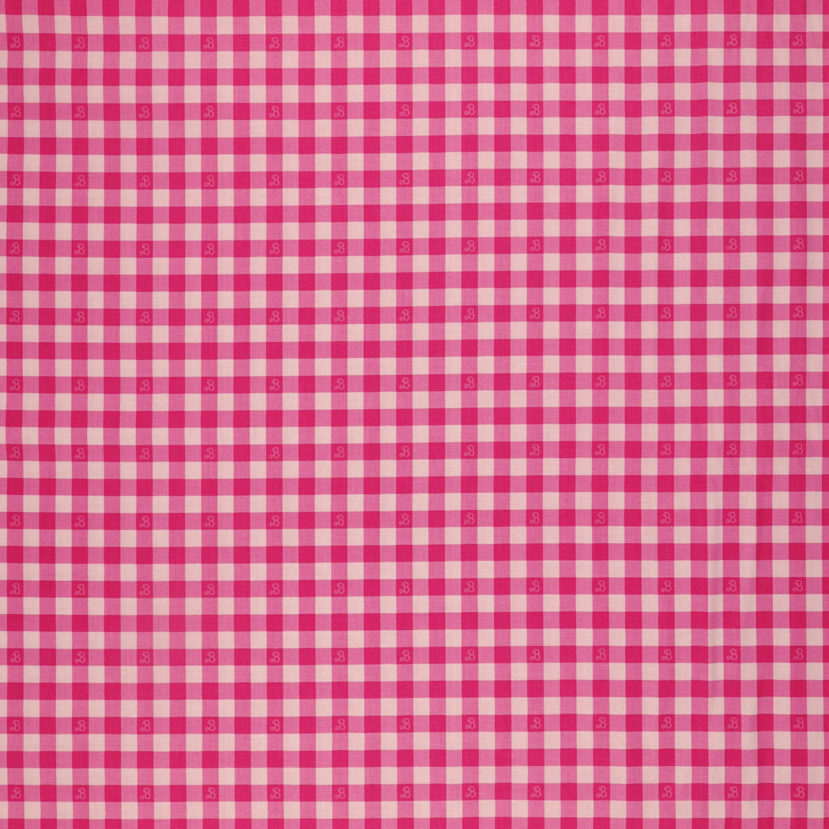 Barbie World Fabric Collection - Barbie Gingham Hot Pink