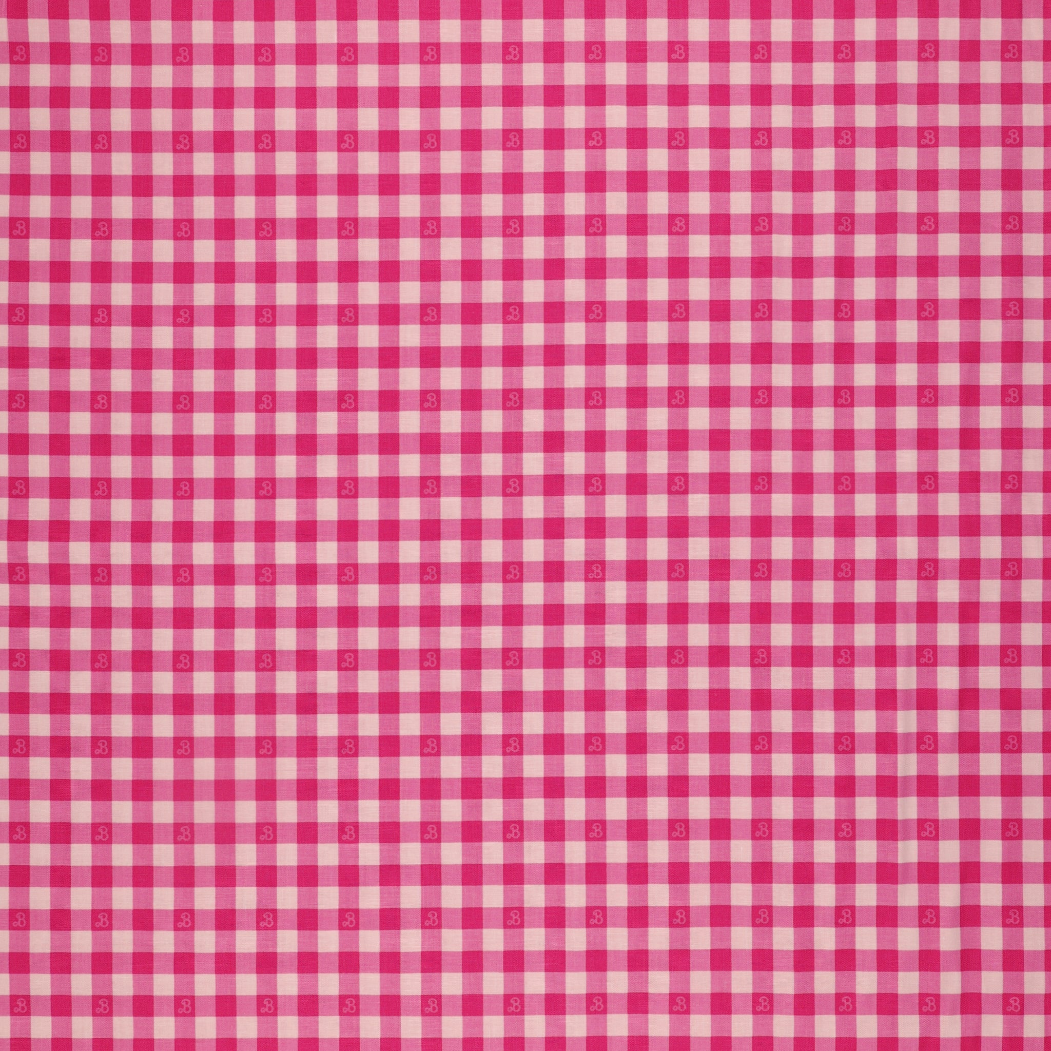 Barbie World Fabric Collection - Barbie Gingham Hot Pink