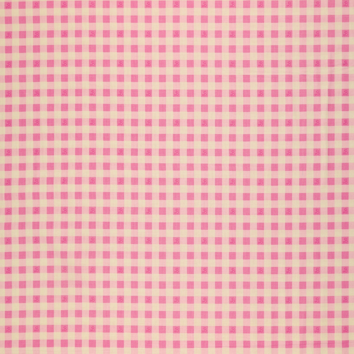 Barbie World Fabric Collection - Barbie Gingham Pink