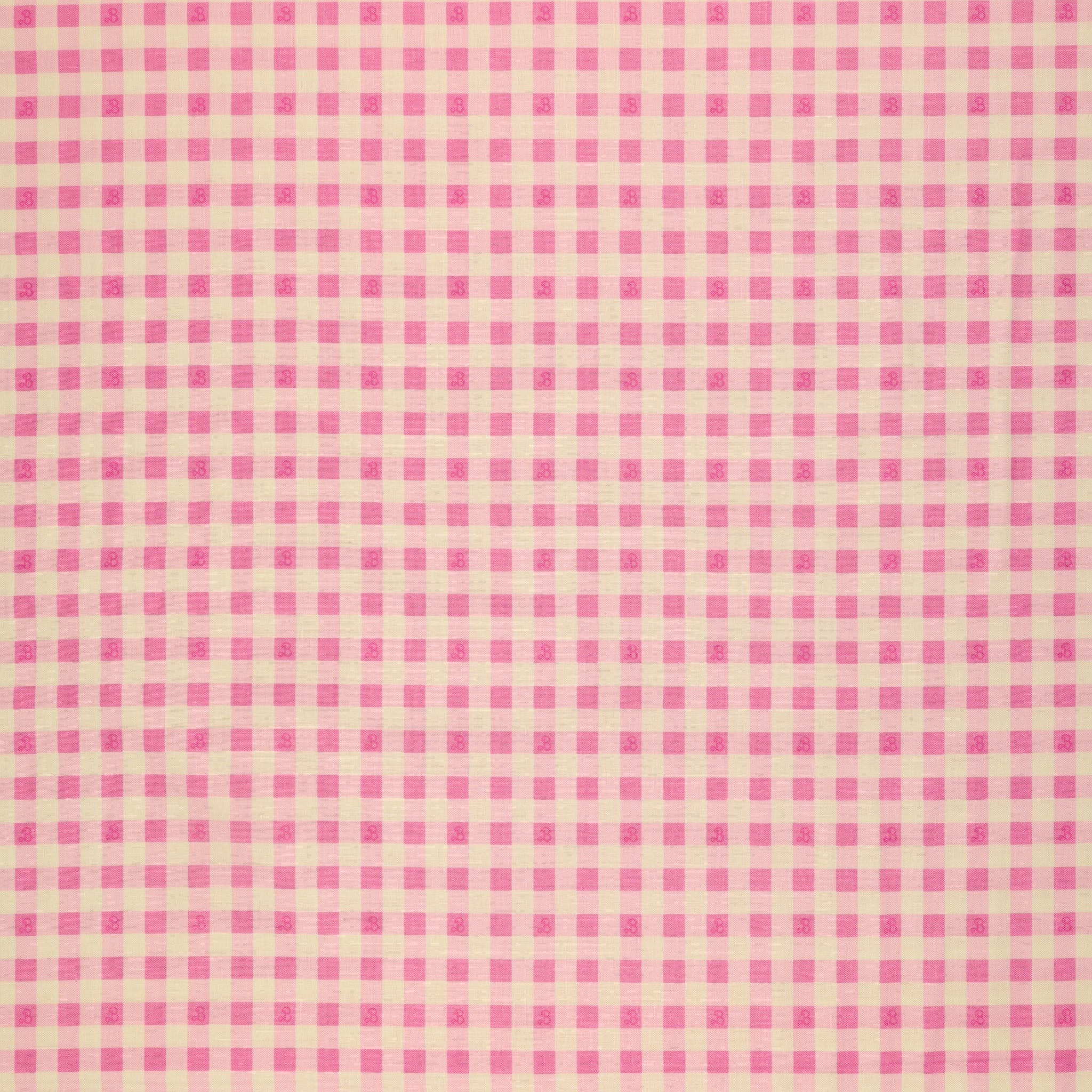 Barbie World Fabric Collection - Barbie Gingham Pink