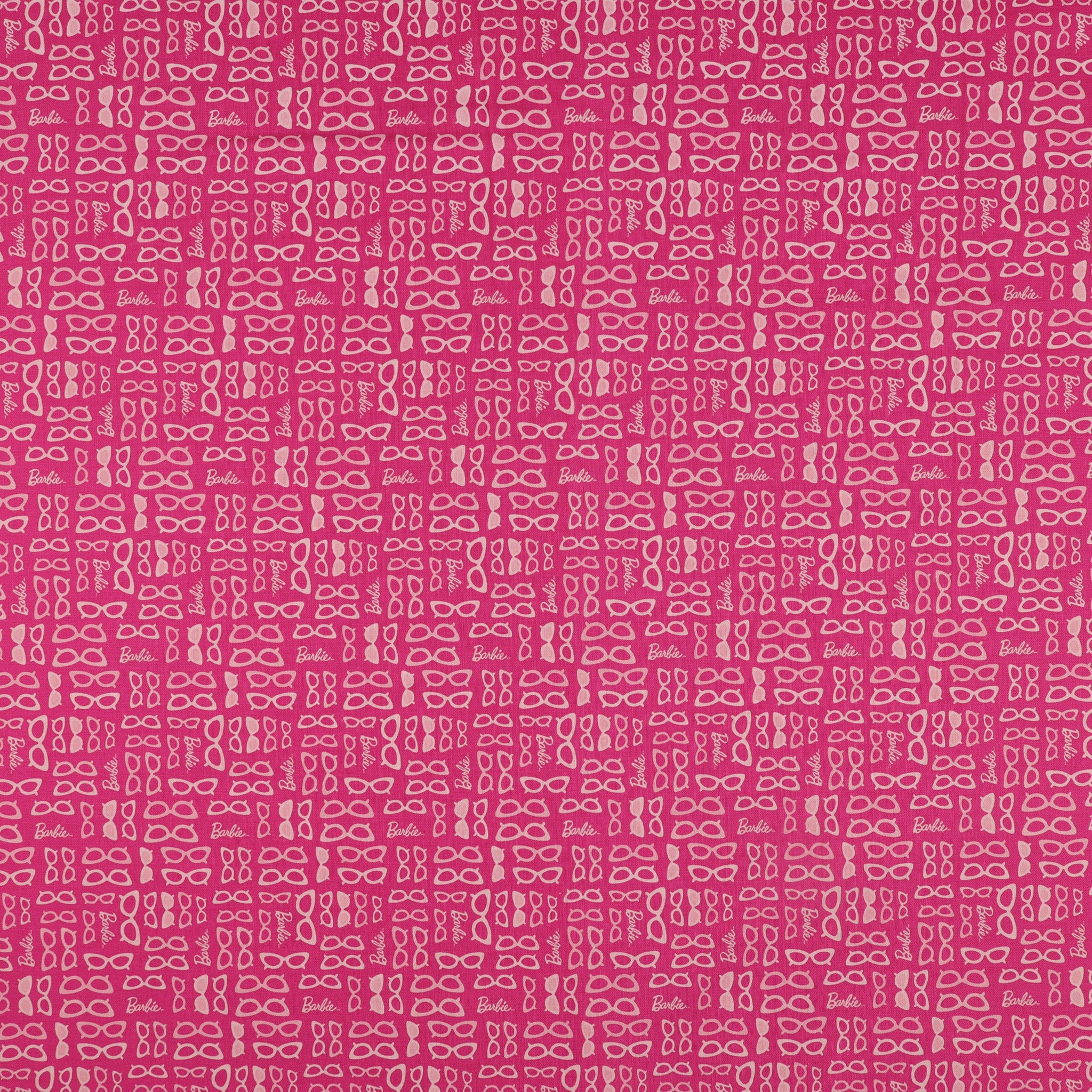 Barbie World Fabric Collection - Barbie Glasses Hot Pink