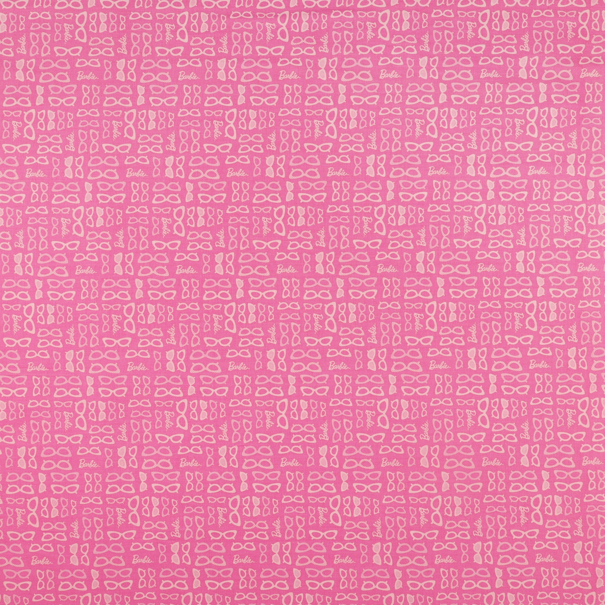 Barbie World Fabric Collection - Barbie Glasses Medium Pink