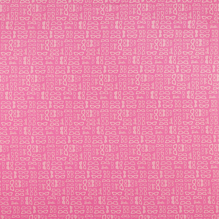 Barbie World Fabric Collection - Barbie Glasses Medium Pink