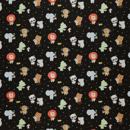 New Box of Crayons Fabric Collection - Main Black