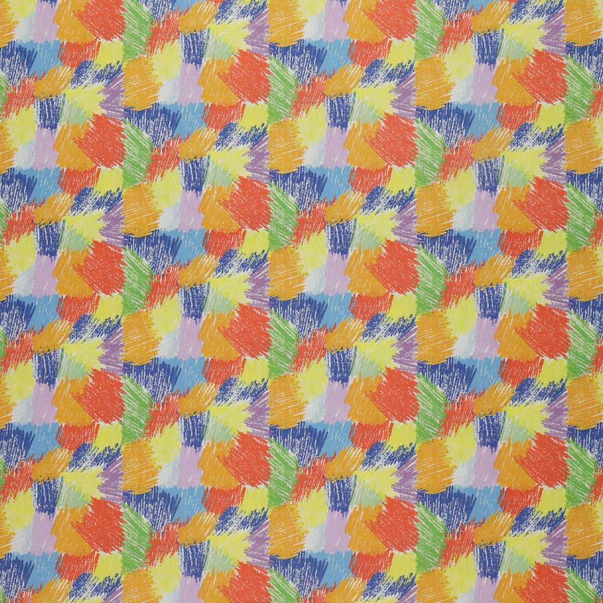 New Box of Crayons Fabric Collection - Scribbles Multi