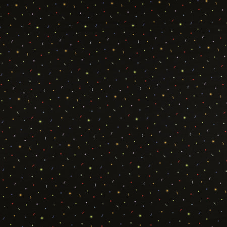 New Box of Crayons Fabric Collection - Confetti Black