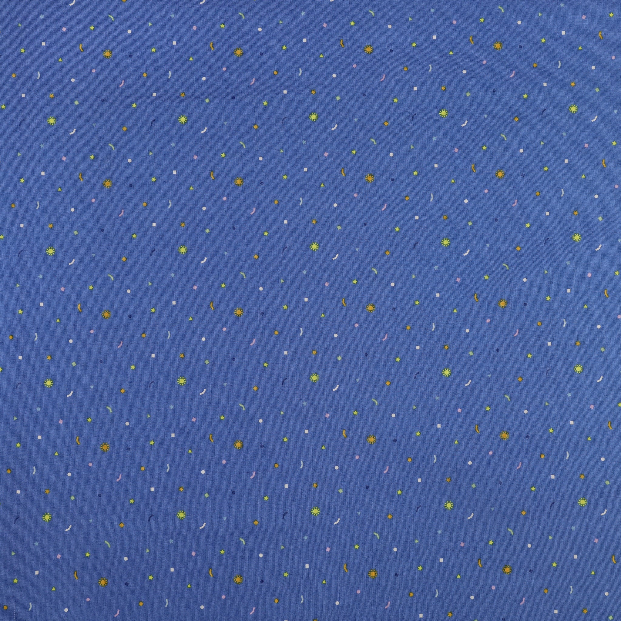 New Box of Crayons Fabric Collection - Confetti Blue