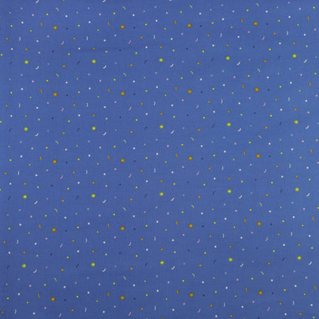New Box of Crayons Fabric Collection - Confetti Blue