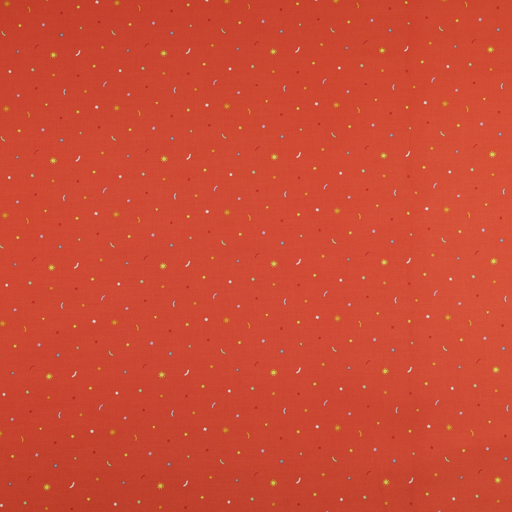 New Box of Crayons Fabric Collection - Confetti Rouge