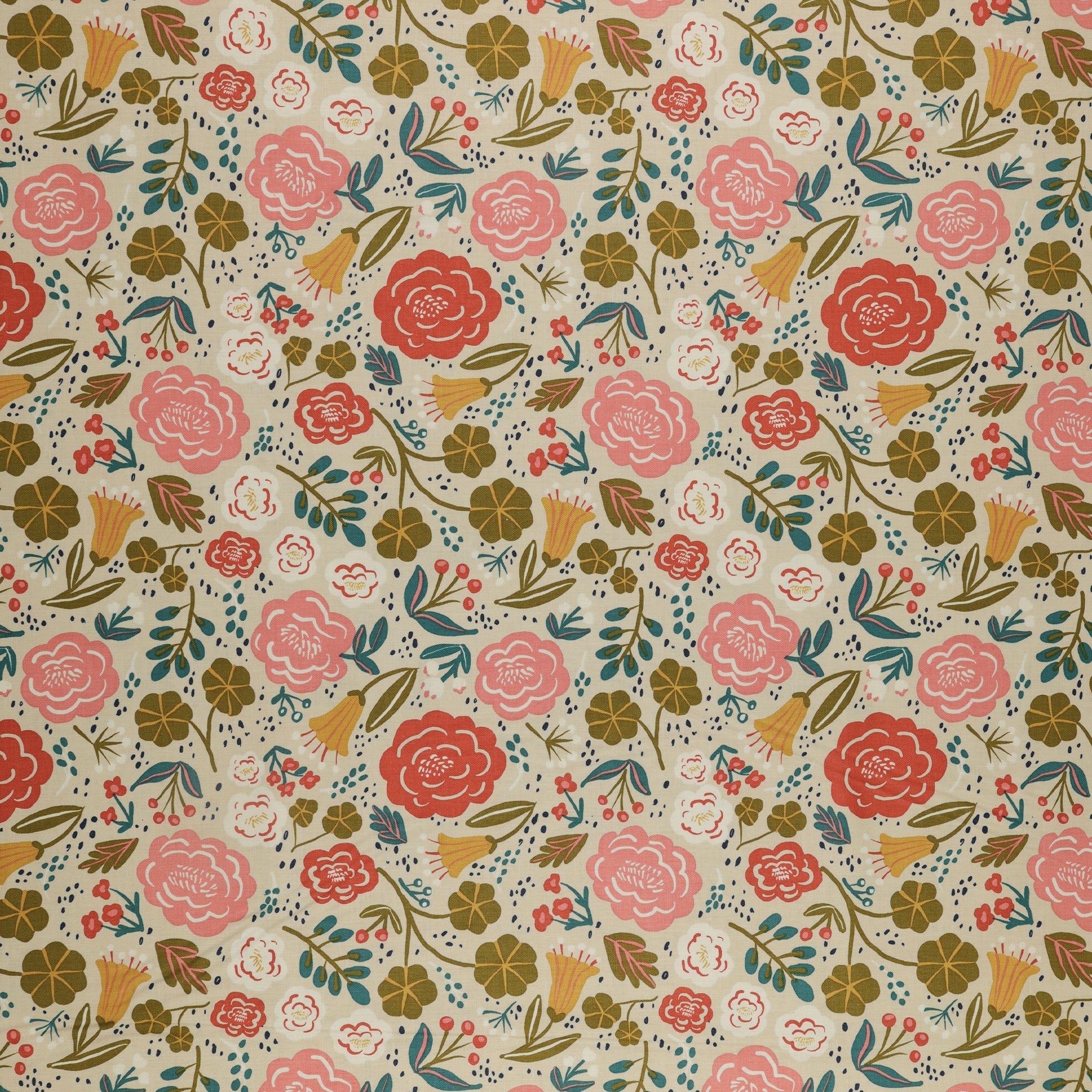Ivy Reese Fabric Collection - Main Latte