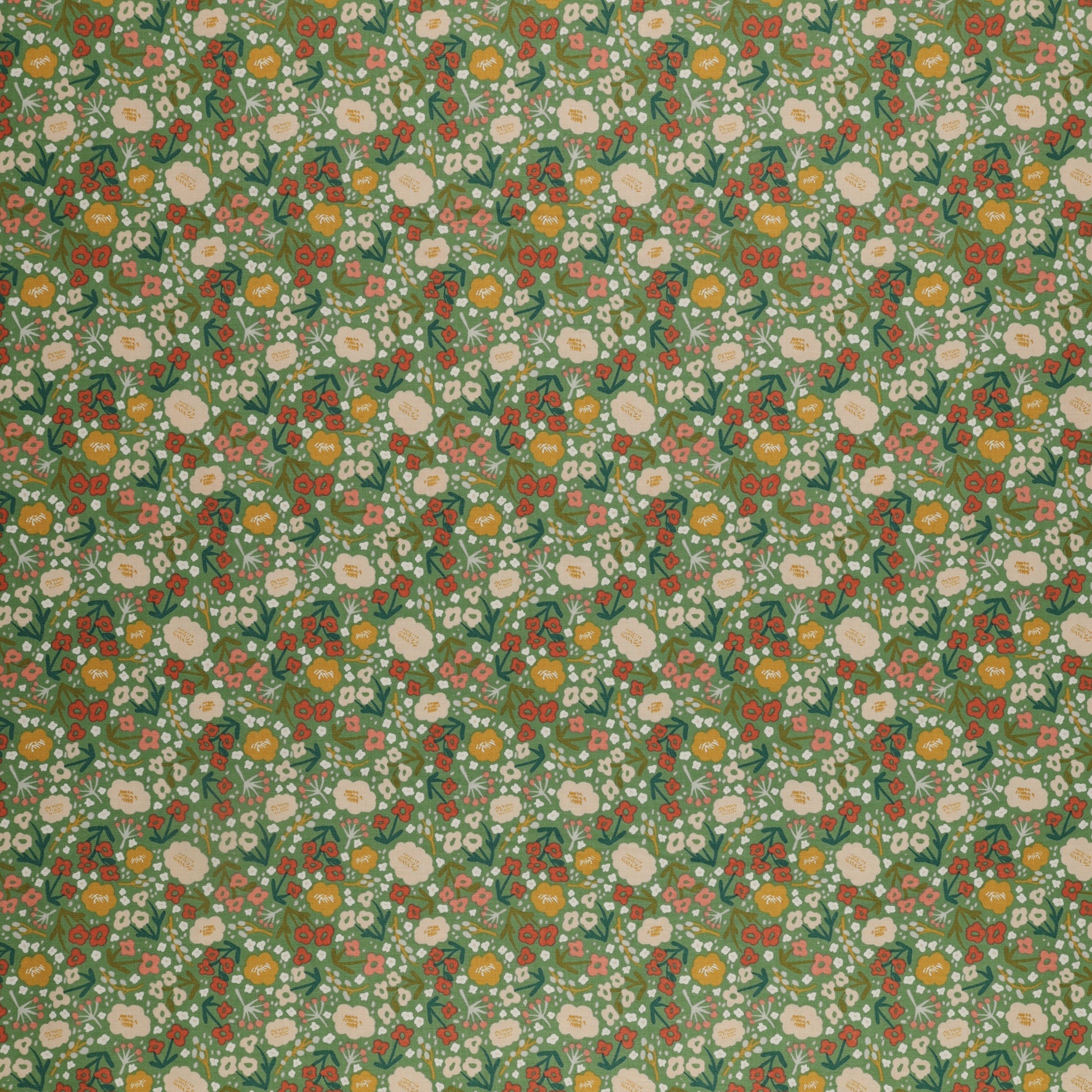 Ivy Reese Fabric Collection - Flower Green