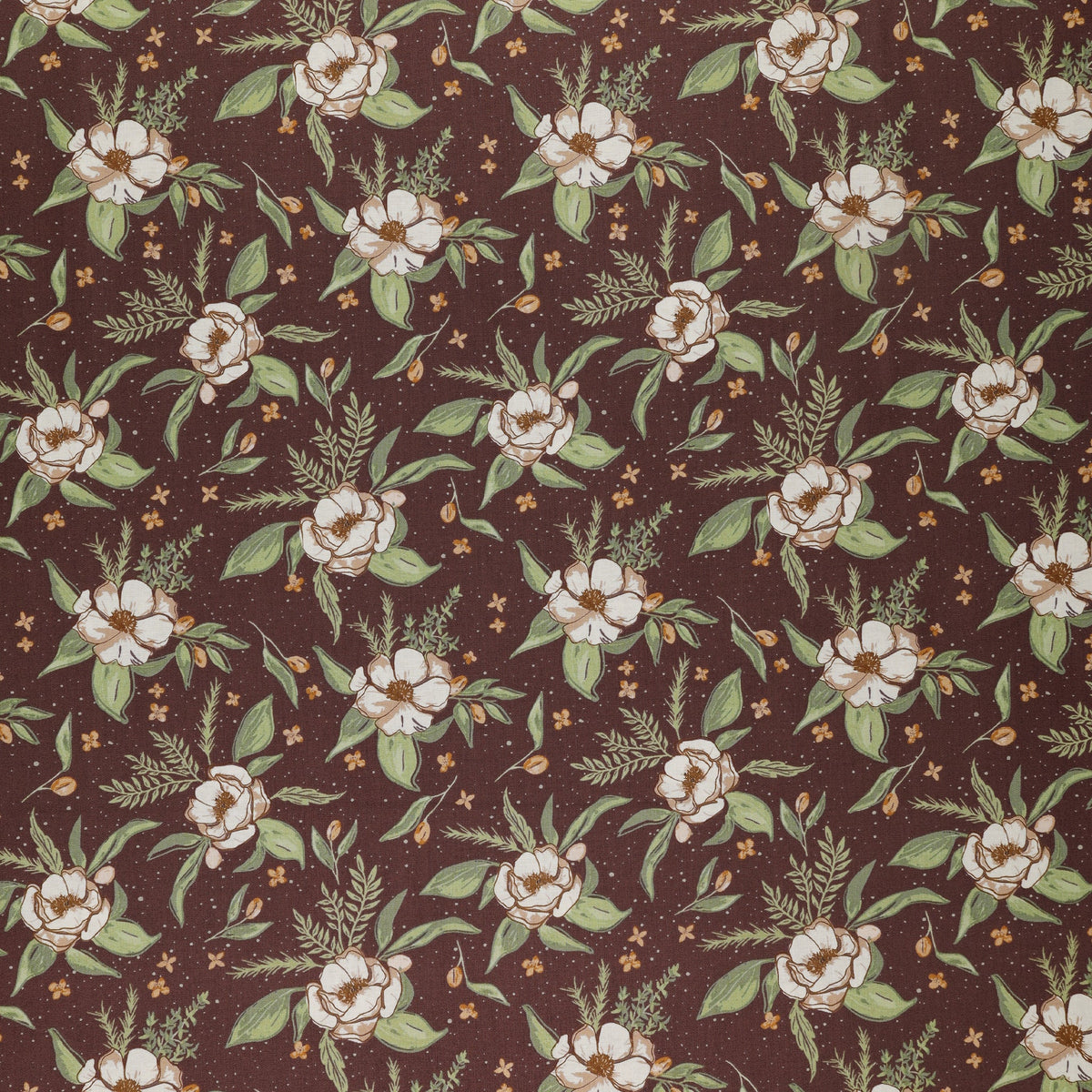 Olive Grove Fabric Collection - Floral Plum