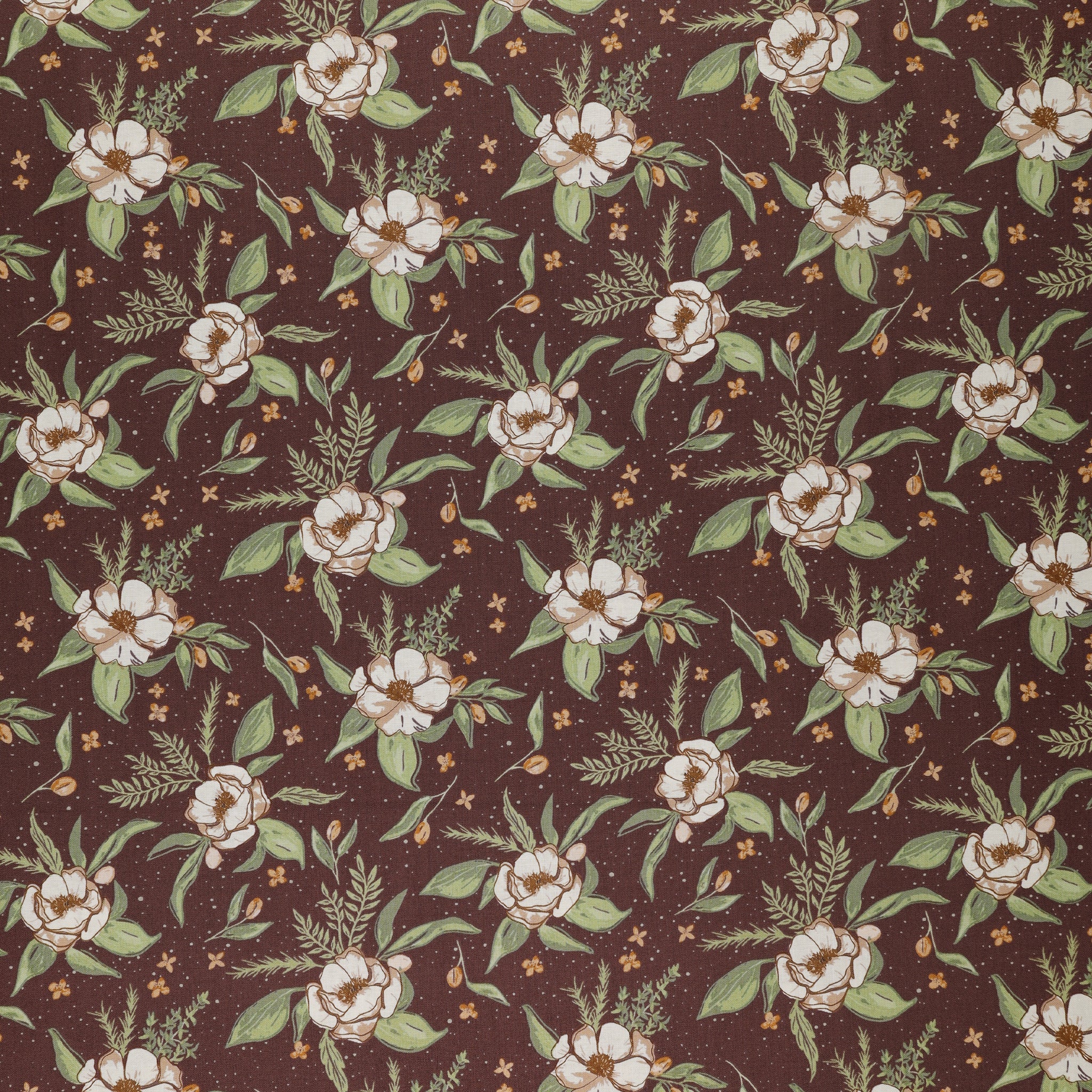 Olive Grove Fabric Collection - Floral Plum