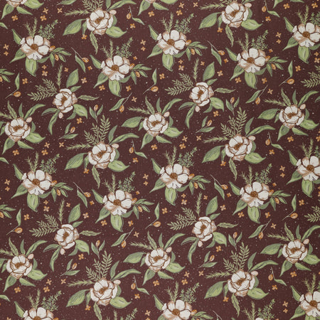 Olive Grove Fabric Collection - Floral Plum