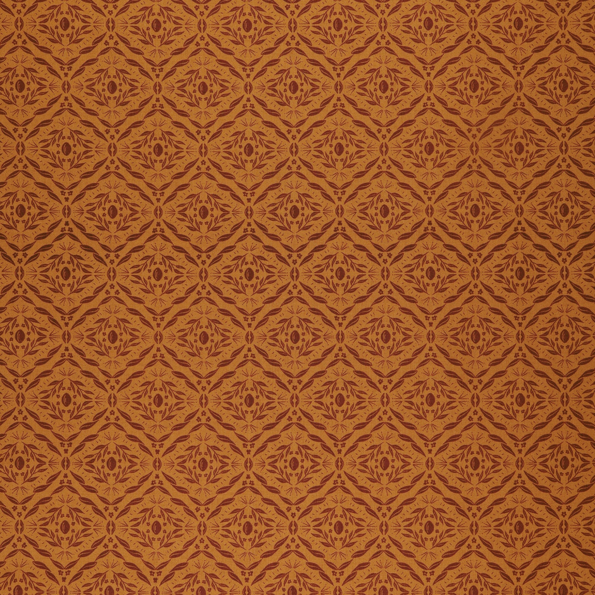 Olive Grove Fabric Collection - Damask Terracotta