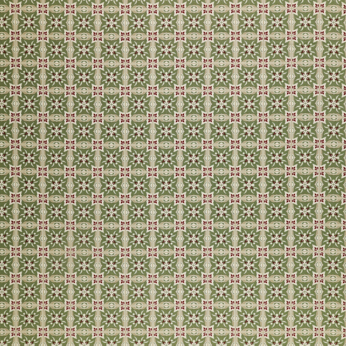 Olive Grove Fabric Collection - Mill Tiles Green