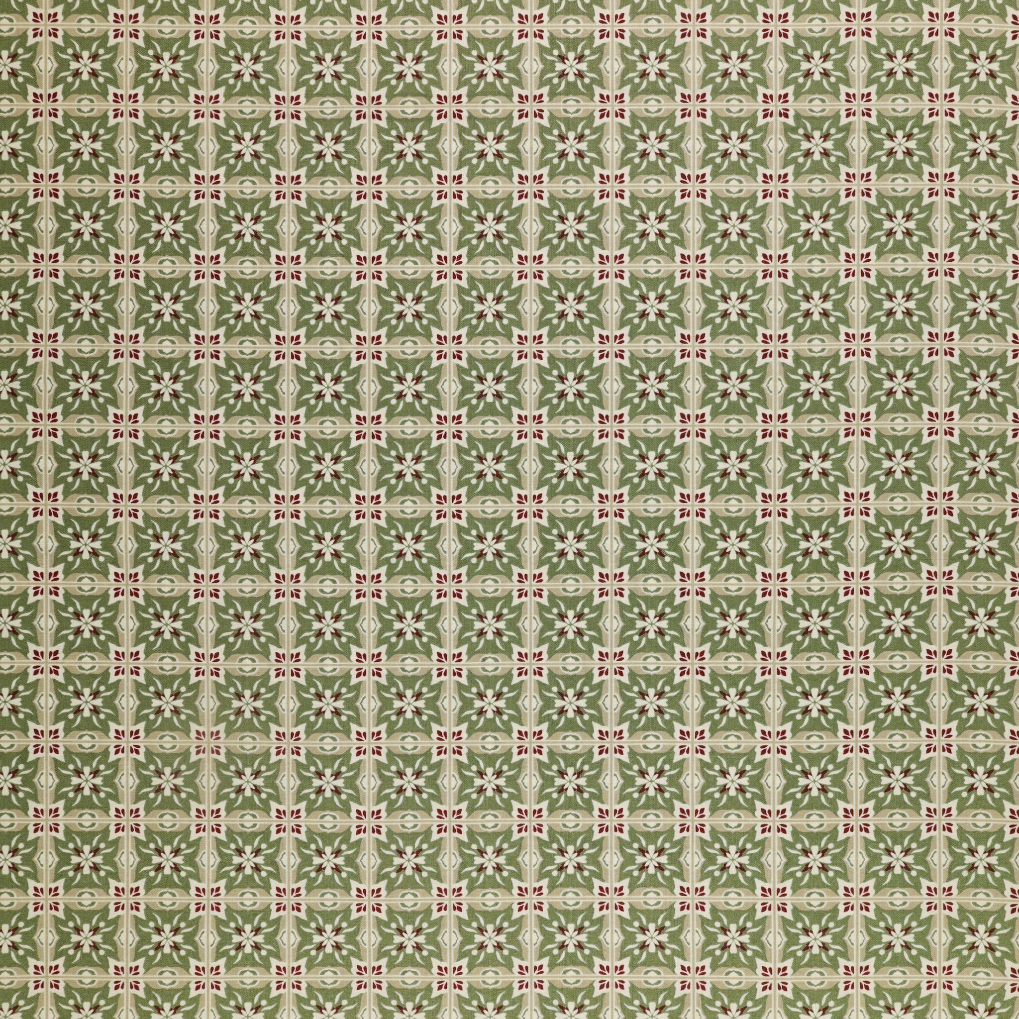 Olive Grove Fabric Collection - Mill Tiles Green
