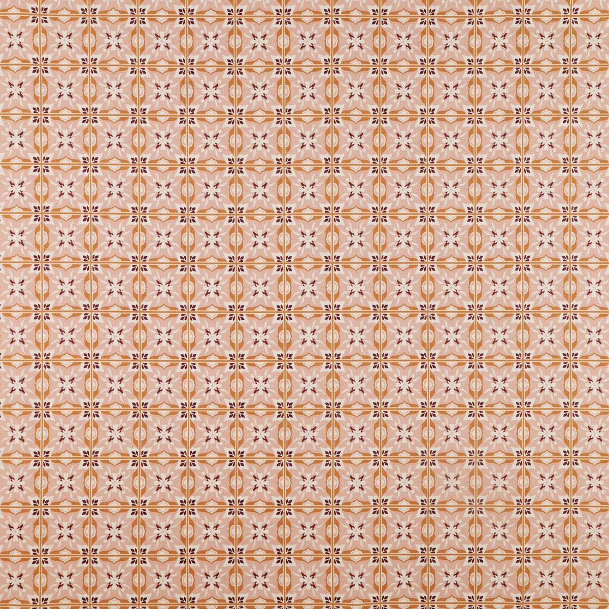 Olive Grove Fabric Collection - Mill Tiles Pink