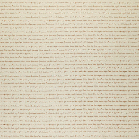 Olive Grove Fabric Collection - Script Ivory