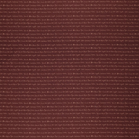 Olive Grove Fabric Collection - Script Plum