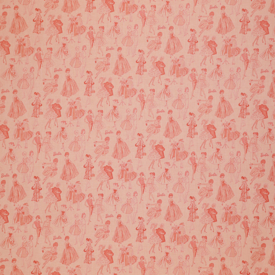 Barbie Vintage Fabric Collection - Tonal Pink