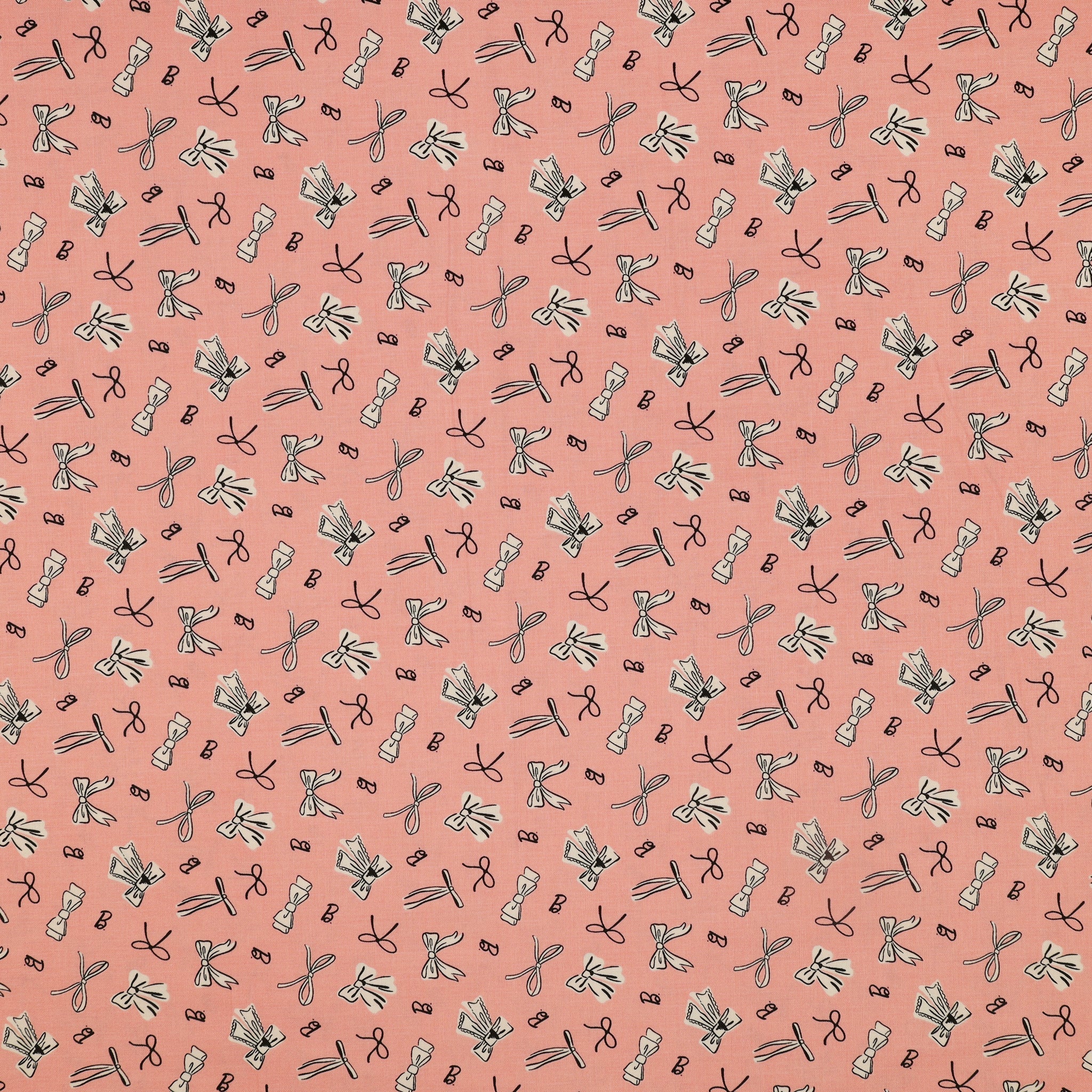Barbie Vintage Fabric Collection - Bows Pink