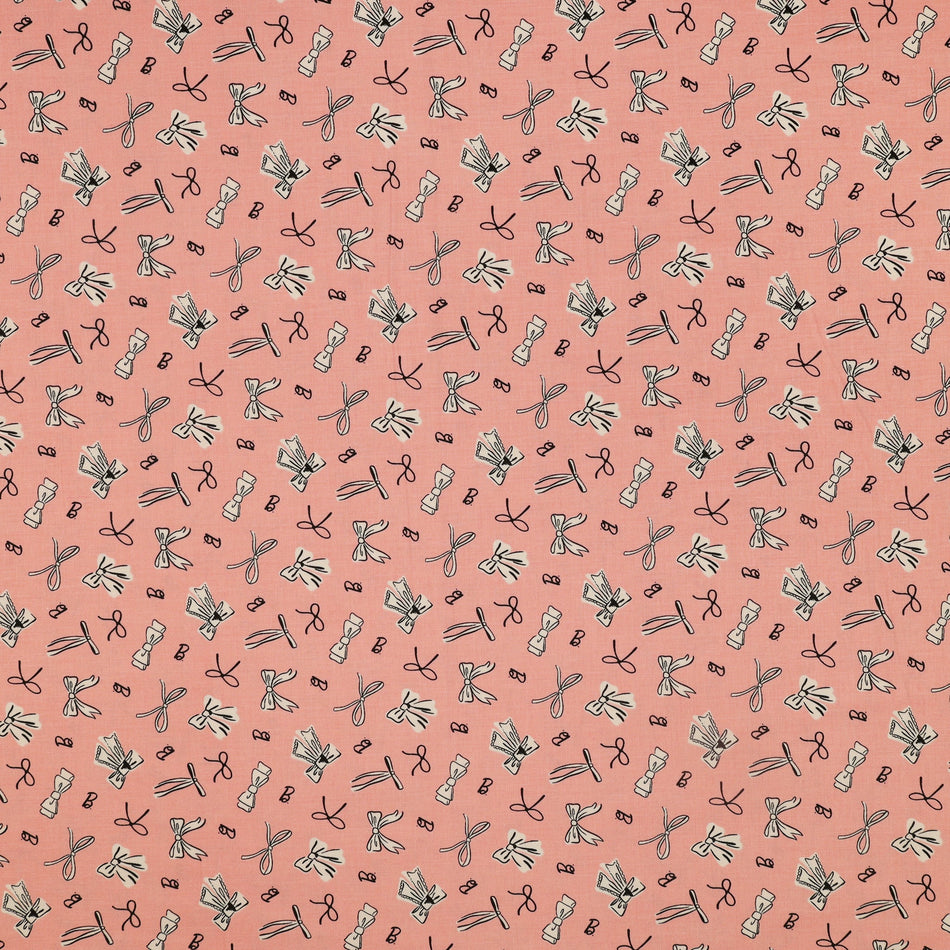 Barbie Vintage Fabric Collection - Bows Pink