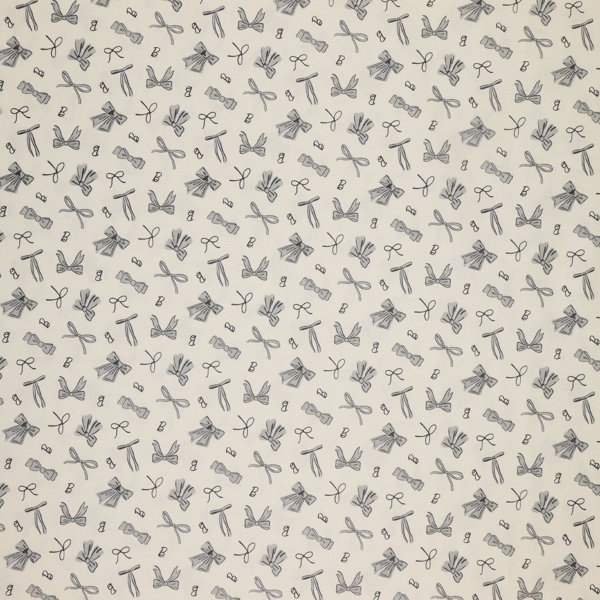 Barbie Vintage Fabric Collection - Bows White