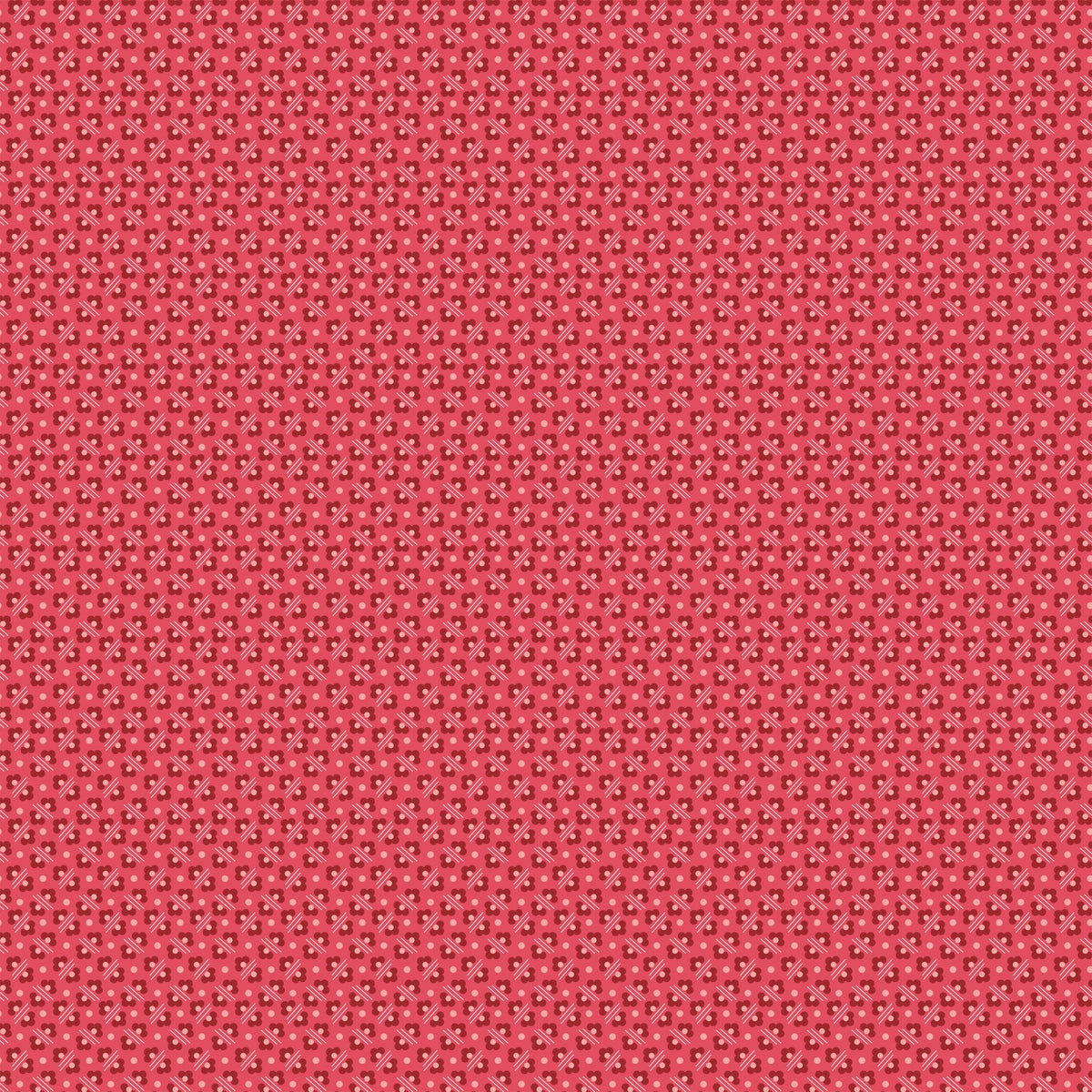 Berry & Sage Fabric Collection - Flower Bed Tea Rose