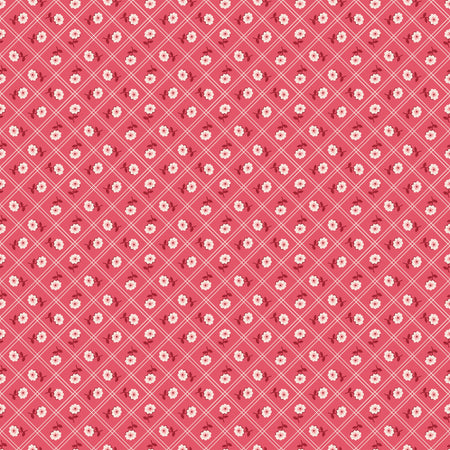 Berry & Sage Fabric Collection - Calico Tea Rose