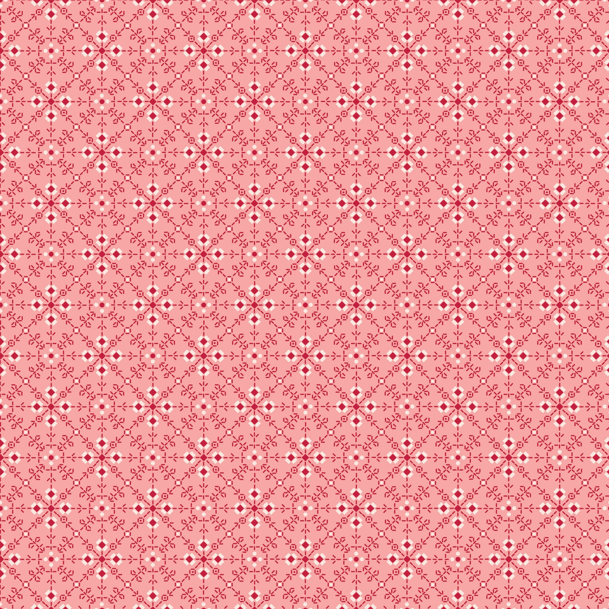 Berry & Sage Fabric Collection - Homemade Coral