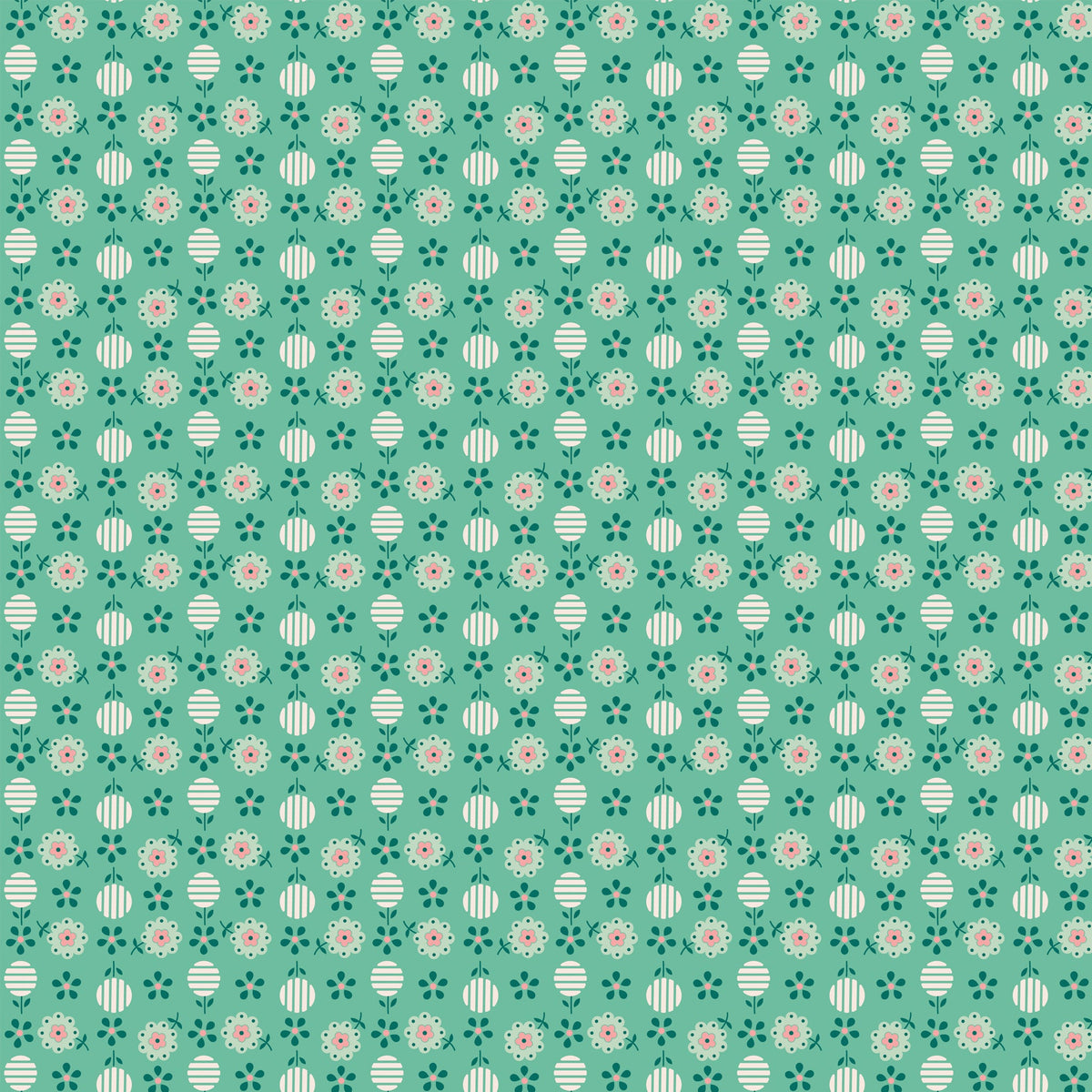 Berry & Sage Fabric Collection - Apron Leaf
