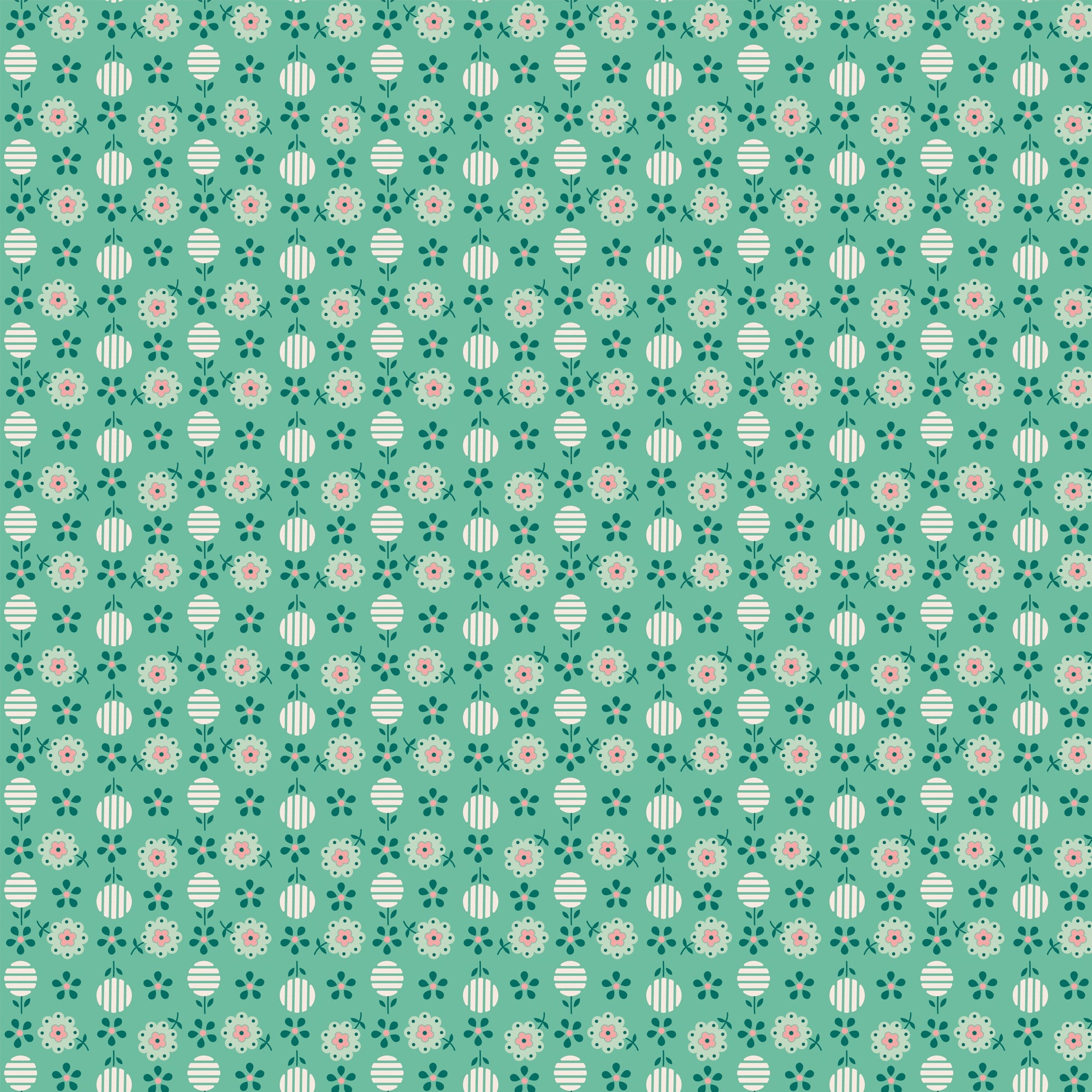 Berry & Sage Fabric Collection - Apron Leaf
