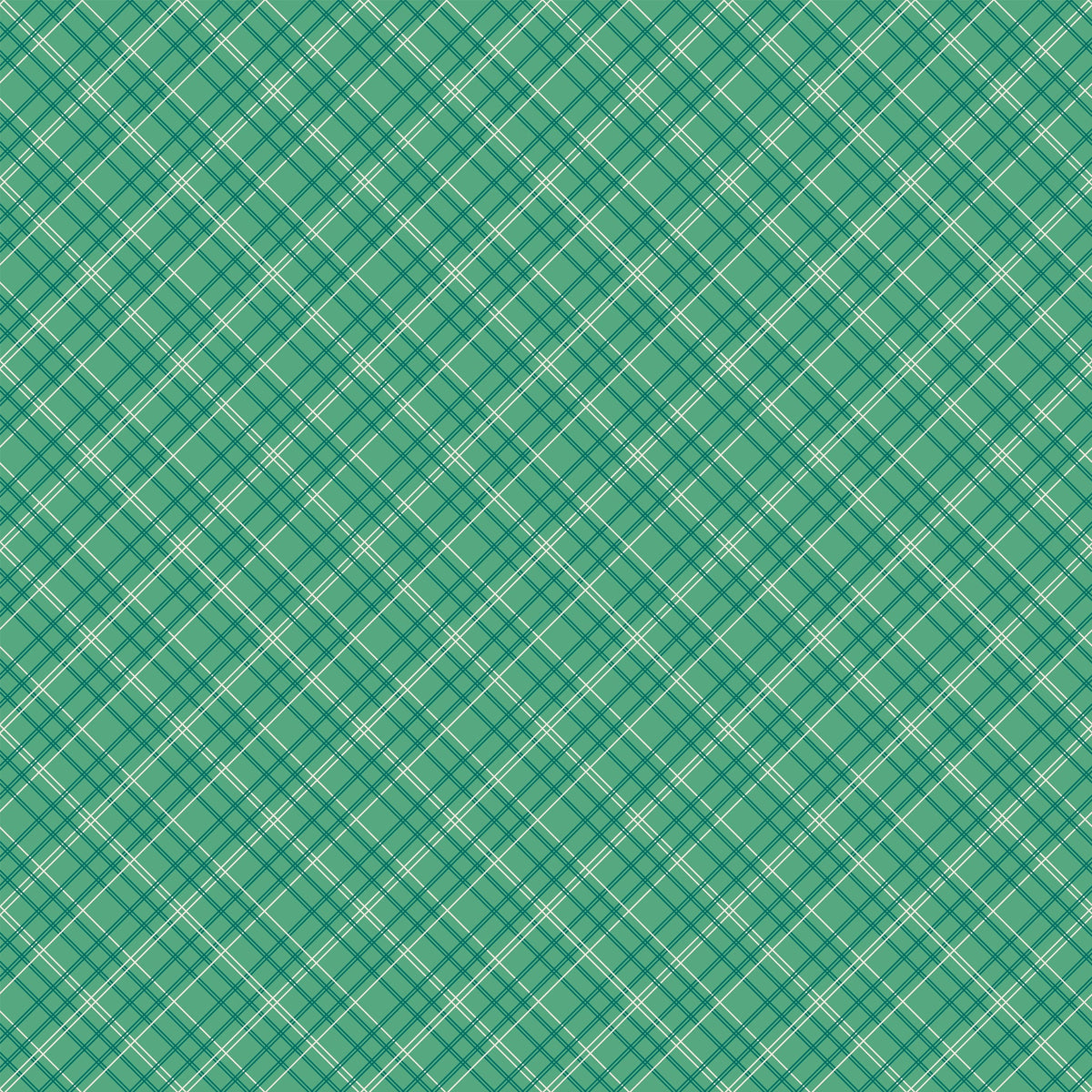 Berry & Sage Fabric Collection - Plaid Alpine