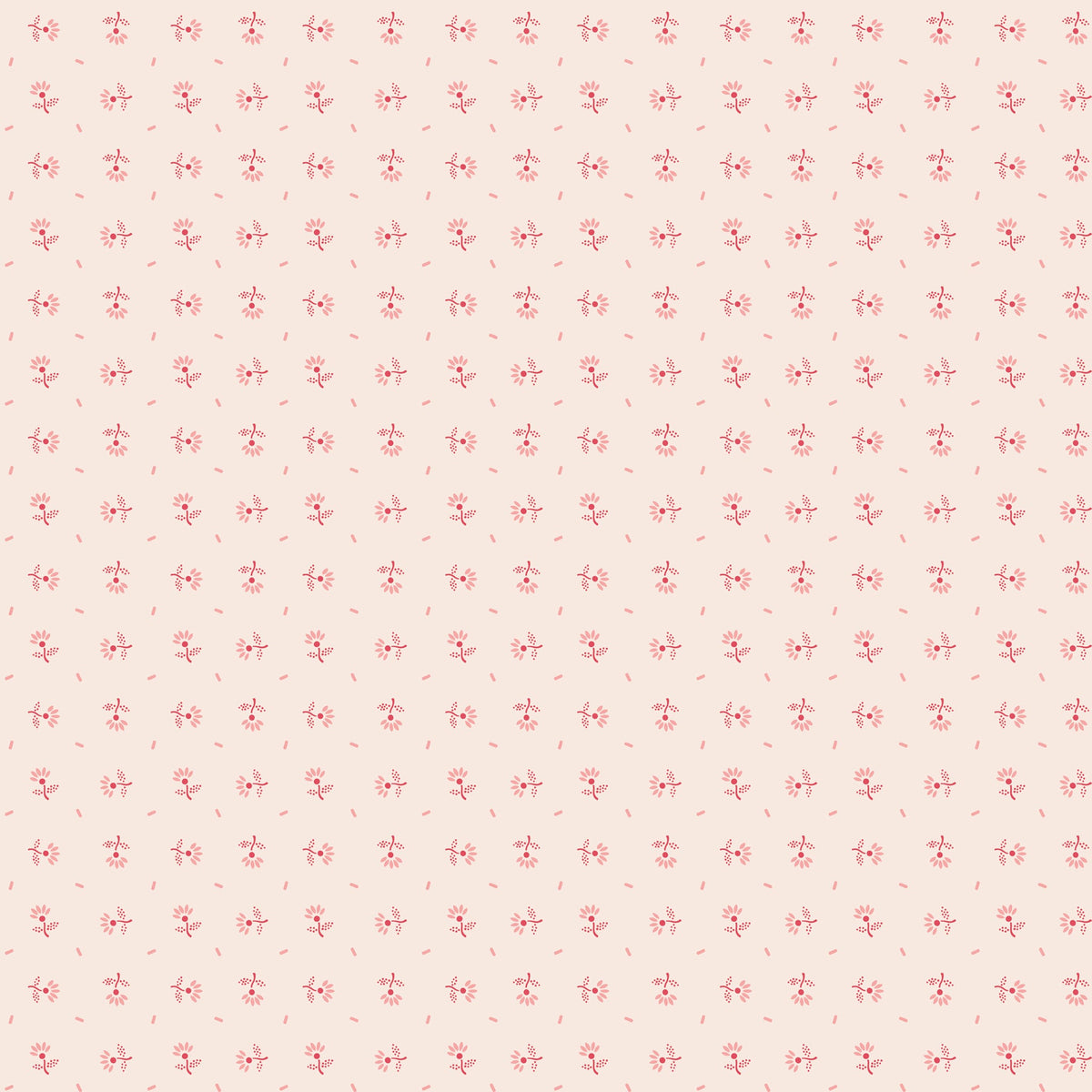 Berry & Sage Fabric Collection - Blooms Latte