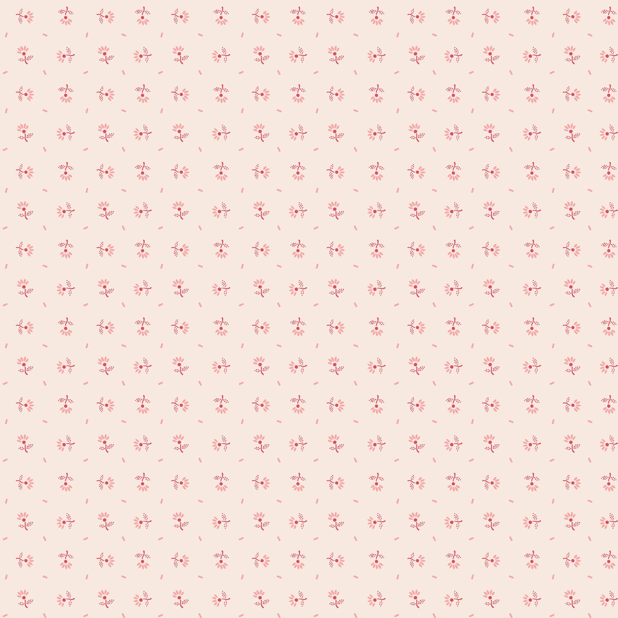 Berry & Sage Fabric Collection - Blooms Latte