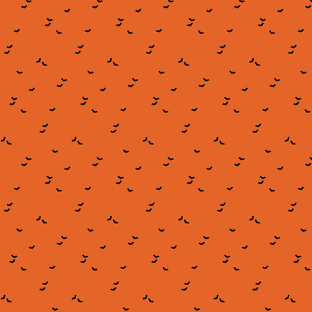 Seasonal Basics Fabric Collection - Bat Orange