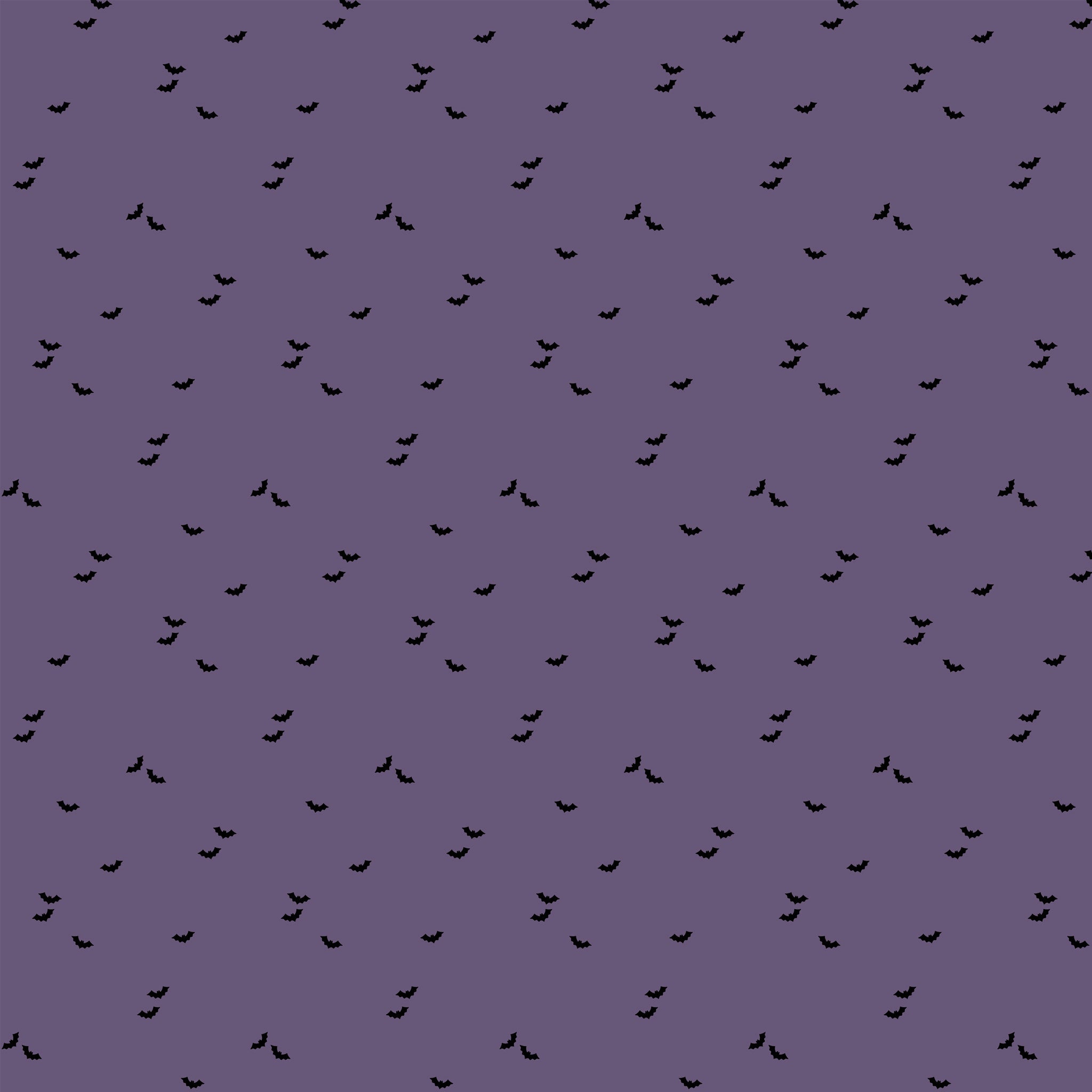 Seasonal Basics Fabric Collection - Bat Purple